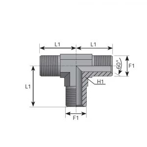 TEE MALE ADAPTOR BSPP
