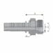 METRIC MALE 24° CONE - S TYPE (HEAVY)