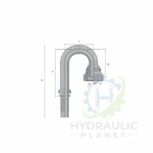 180 degree female bend product image