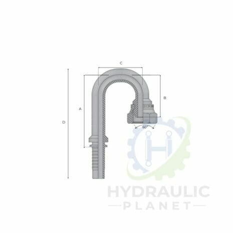 180 degree female bend product image