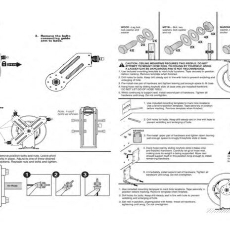 RETRACTABLE AIR HOSE REEL 15MT X 3/8"-2 Air Hose Reel spec sheet
